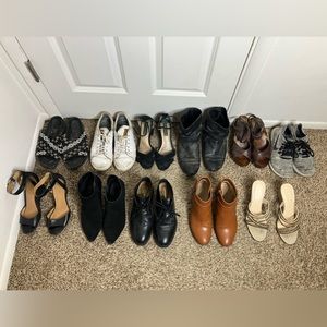 Bulk Deal on Size 7.5 Womens Shoes (Well Worn & New)